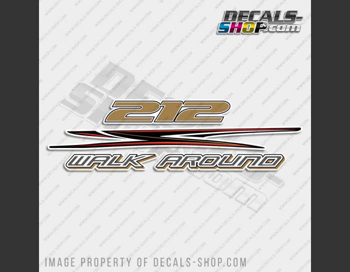 Hydra-Sports 212 Walk Around Boat Logo Decal 7.5"